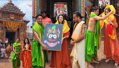 Bhagyashree Seeks Blessings At Jagannath Puri Temple