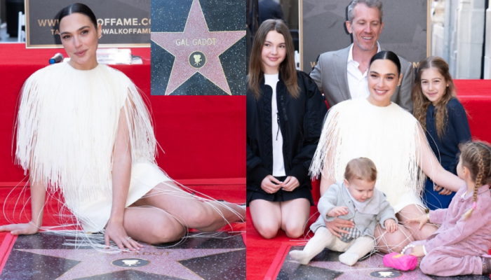 Gal Gadot Makes History As First Israeli Woman On Hollywood Walk Of Fame, Celebrates With Family Gal Gadot Makes History As First Israeli Woman On Hollywood Walk Of Fame, Celebrates With Family