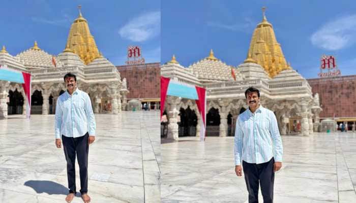 South Star Ravi Prakash Visits Ambaji Mandir In Mount Abu, Seeks Blessings
