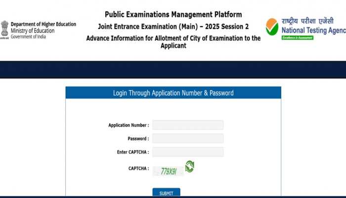 JEE Main 2025: Session 2 Intimation Exam City Slip Released At jeemain.nta.nic.in- Check Direct Link, Steps To Download Here