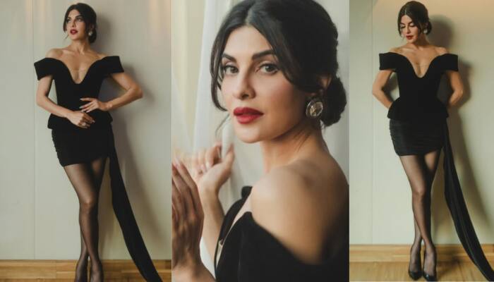 Jacqueline Fernandez Stuns In A Bold Take On Princess Diana's Iconic Revenge Dress 