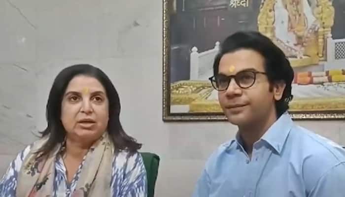 Rajkummar Rao And Farah Khan Seeks Blessings At Shirdi Sai Baba Temple 