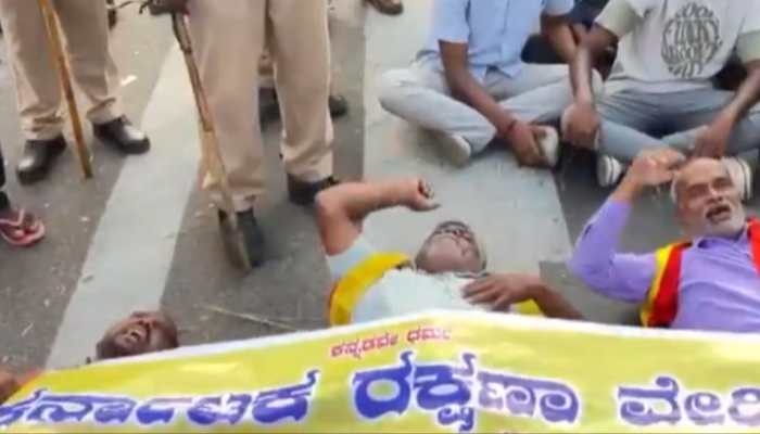 LIVE: Pro-Kannada Protest Passes Off Peaceful Under Tight Security