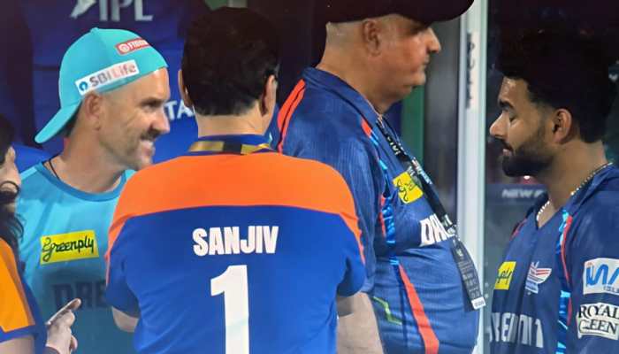 Rishabh Pant &amp; Sanjiv Goenka’s Viral Chat Raises Eyebrows After LSG’s Heartbreaking Loss To DC, Watch Viral Video - Watch