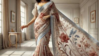 Top 4 Prettiest Floral Sarees: Stylish And Beautiful
