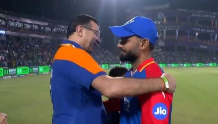 Sanjiv Goenka’s Viral Hug With Rishabh Pant Sparks Internet Frenzy After LSG’s Redemption Win - Watch Sanjiv Goenka’s Viral Hug With Rishabh Pant Sparks Internet Frenzy After LSG’s Redemption Win - Watch
