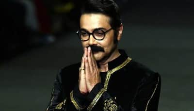 Famous Actor Prosenjit Chatterjee Walks The Ramp At Lakme Fashion Week x FDCI In Black Bengali Kochano Dhoti - Watch