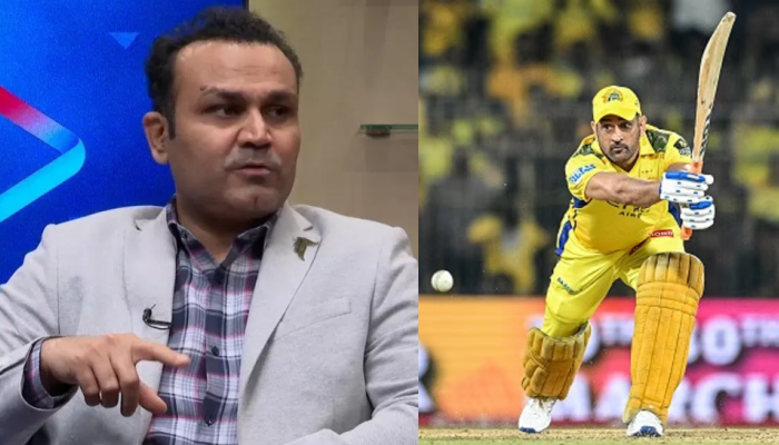'Jaldi Aa Gaye Na': Virender Sehwag’s Witty Dig At MS Dhoni’s Batting Position In CSK vs RCB IPL Match - Watch Video 'Jaldi Aa Gaye Na': Virender Sehwag’s Witty Dig At MS Dhoni’s Batting Position In CSK vs RCB IPL Match - Watch Video