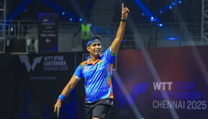 WTT Star Contender Chennai 2025: Sharath Kamal Bids Emotional Farewell After Loss Against Snehit Suravajjula WTT Star Contender Chennai 2025: Sharath Kamal Bids Emotional Farewell After Loss Against Snehit Suravajjula
