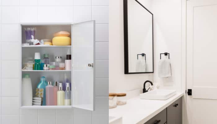 Maximizing Bathroom Space: Mirror Cabinets with Storage Solutions