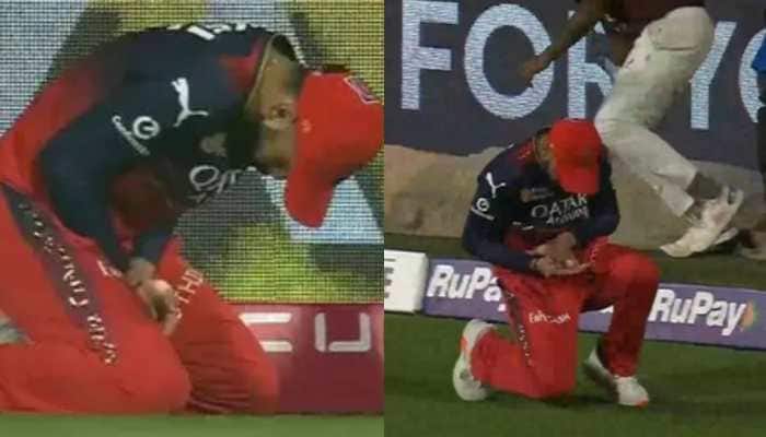 Virat Kohli Injury Scare? RCB Star's Rare Fielding Blunder Goes Viral During RCB vs GT Clash In IPL 2025 – Watch