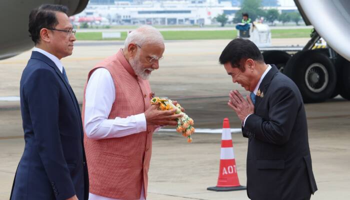 PM Narendra Modi Arrives In Thailand To Attend 6th BIMSTEC Summit