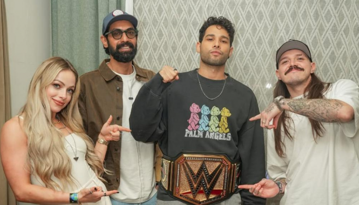 Siddhant Chaturvedi Meets WWE Star Rey Mysterio’s Son Dominik Mysterio And Liv Morgan Siddhant Chaturvedi Meets WWE Star Rey Mysterio’s Son Dominik Mysterio And Liv Morgan