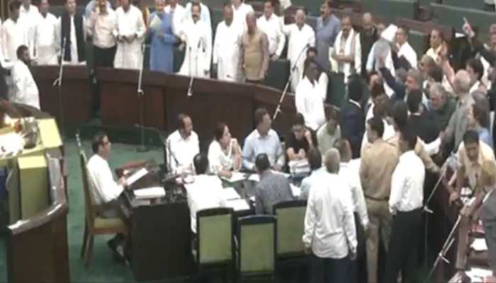 Chaos Erupts In J&amp;K Assembly Over Waqf Act, NC MLA's Tear Bill Copies — WATCH