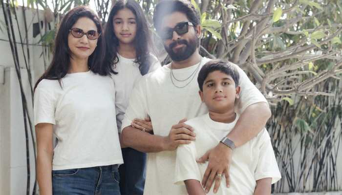 Allu Arjun Birthday: Pushpa 2 Star Celebrates His Birthday With Wife Sneha, Kids - Pic Proof