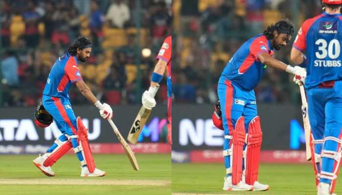 KL Rahul’s Fiery Celebration After Match-Winning Knock vs RCB Lights Up Chinnaswamy During RCB vs DC In IPL 2025 - Watch