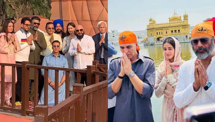 Ahead Of Kesari 2 Release Akshay Kumar, Ananya Panday &amp; Madhavan Visit Golden Temple And Jallianwala Bagh Remembering Martyrs 