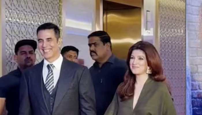 Kesari 2 Special Screening: Twinkle Khanna And Husband Akshay Kumar Walk Hand-In-Hand