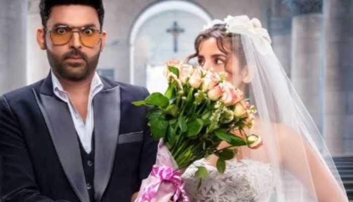 Kapil Sharma Unveils Easter Special Poster For Kis Kisko Pyaar Karoon 2— With White Wedding Twist Kapil Sharma Unveils Easter Special Poster For Kis Kisko Pyaar Karoon 2— With White Wedding Twist
