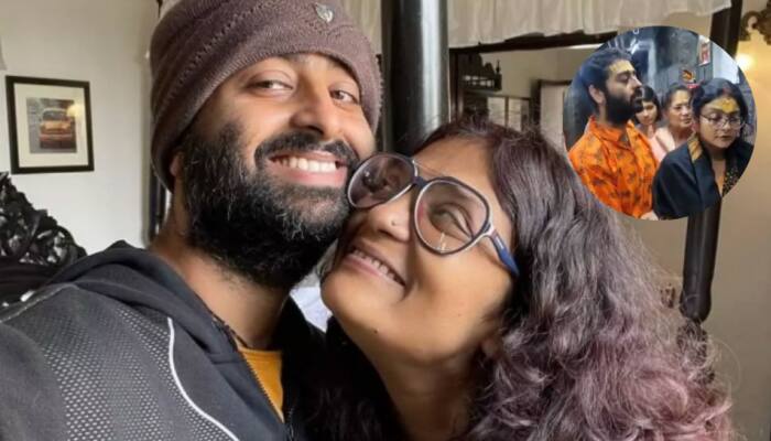Arijit Singh Visits Mahakaleshwar Temple With Wife, Participates In Sacred Bhasma Aarti