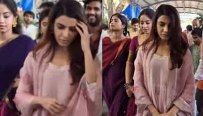 Samantha Ruth Prabhu Visits Tirupati Temple With 'Family Man' Co-Director Raj Nidimoru Amid Dating Rumours - Watch