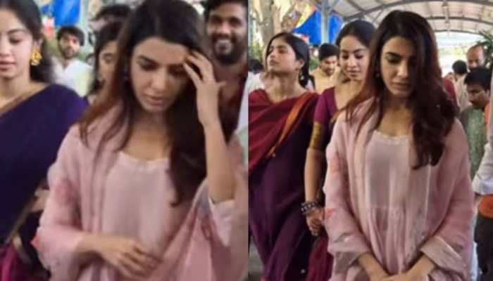 Samantha Ruth Prabhu Visits Tirupati Temple With 'Family Man' Co-Director Raj Nidimoru Amid Dating Rumours - Watch
