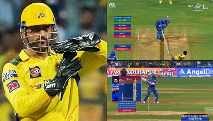 MS Dhoni’s DRS Blunder Stuns Fans In MI vs CSK Game, Fans Say 'Dhoni Review System Broken?'