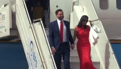 US VP JD Vance With Wife Usha Vance Arrives In India, Set To Meet PM Modi