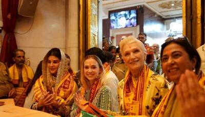 Jacqueline Fernandez Marks Easter At Siddhivinayak Temple With Elon Musk's Mother Maye 