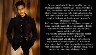 Ishaan Khatter Reacts To Pahalgam Terror Attack Urges To Focus On Justice