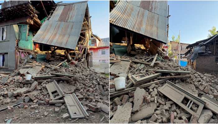 J&amp;K: House Of Terrorist Linked To Pahalgam Attack Demolished In Tral | VIDEO
