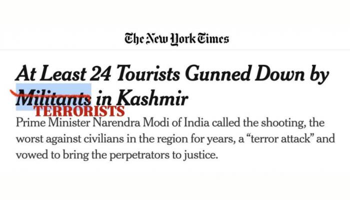 'Terrorist Attack, Plain And Simple': US House Committee Rebukes NYT's Pahalgam Coverage, 'Fixes' Headline
