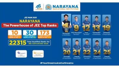 Narayana Educational Institutions Conquer JEE Main 2025