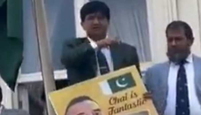 Pak Army Official Sparks Outrage With Throat Slit Gesture At London Protest Against J&amp;K Attack- Video
