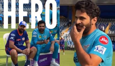 'Ghar Ka Team Hai Kya?': Rohit Sharma’s Funny Dig At Shardul Thakur Ahead Of Crucial MI vs LSG Clash - WATCH