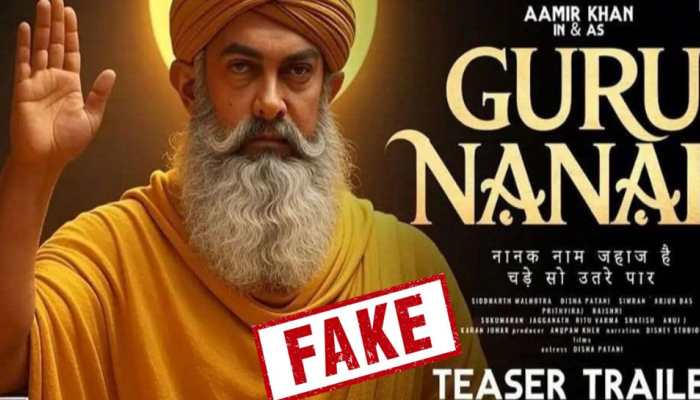 Fact Check: Aamir Khan As Guru Nanak In Viral Poster? Actor's Team Calls It Fake, AI-Generated