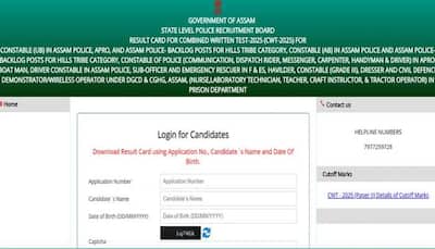 SLPRB Assam Police Constable Result 2025 Declared At slprbassam.in- Check Direct Link To Download PDF Here
