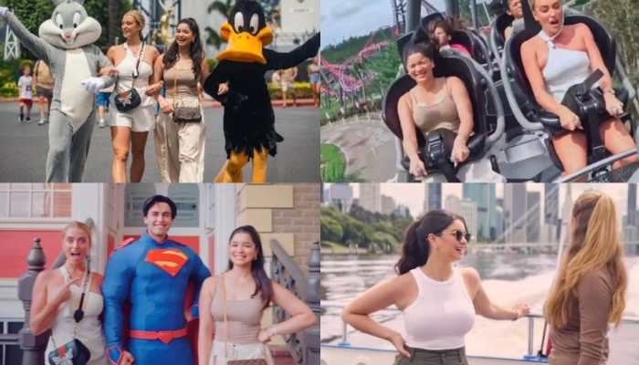 Sara Tendulkar And Grace Hayden’s Movie World Adventure Goes Viral During IPL 2025