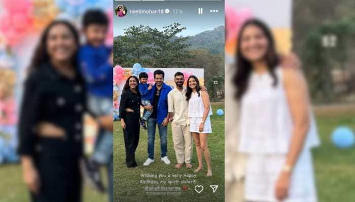 Anushka & Virat In Rare Pic From Vamika’s Birthday Bash 