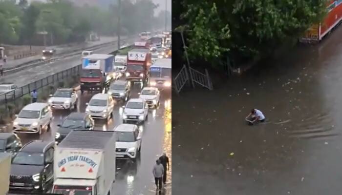 Heavy Rain Batters Gurugram As Waterlogging, Power Outages Bring City To Its Knees — VIDEO