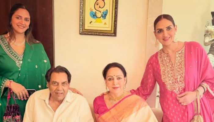 Esha Deol Calls Dharmendra and Hema Malini Her 'World' On Their Wedding Anniversary