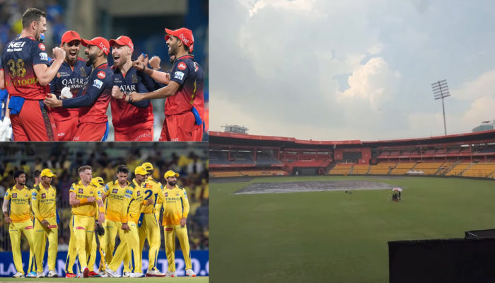 RCB vs CSK: Rain Threat Looms Over Crucial Encounter At Chinnaswamy RCB vs CSK: Rain Threat Looms Over Crucial Encounter At Chinnaswamy