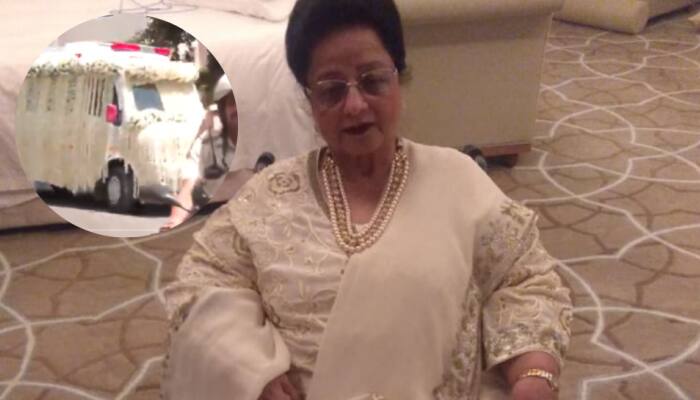 Nirmal Kapoor Last Rites: Mortal Remains Taken In Ambulance Adorned With Garlands And Flowers - WATCH