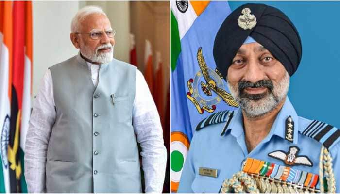 IAF Chief Amar Preet Singh Meets PM Modi Amid Heightened Tensions With Pakistan