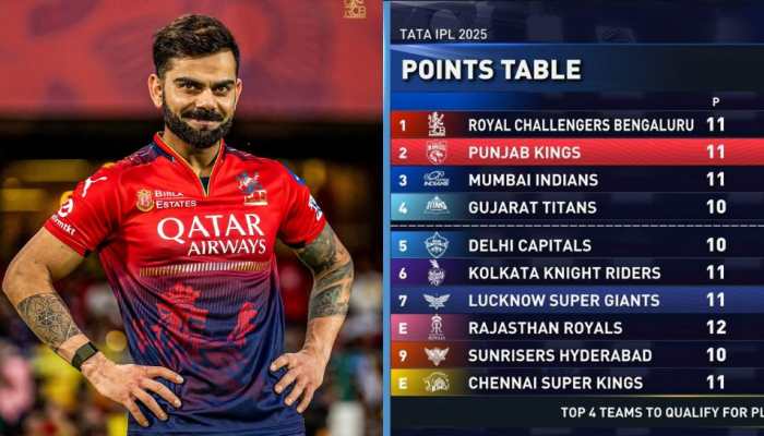 IPL 2025 Updated Points Table After PBKS vs LSG Game - In Pics