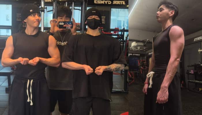 BTS's V And Jungkook Flaunt Military-Honed Physiques In Gym Pics, Fans REACT