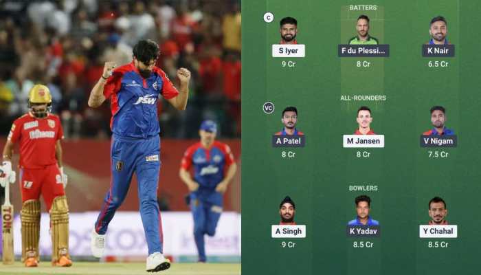 PBKS vs DC Dream11 Prediction IPL 2025: Fantasy Tips, Today's Playing XI, Captain, Vice-Captain Picks For Punjab Kings vs Delhi Capitals 58th Match