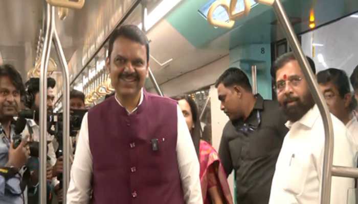Maharashtra: CM Devendra Fadnavis Inaugurates Phase 2A Of Mumbai Metro Line 3 From BKC To Acharya Atre Chowk Maharashtra: CM Devendra Fadnavis Inaugurates Phase 2A Of Mumbai Metro Line 3 From BKC To Acharya Atre Chowk