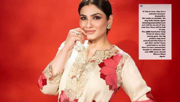 'My Country’s Enemy Is Mine': Raveena Tandon Reacts To India-Pakistan Ceasefire Announcement