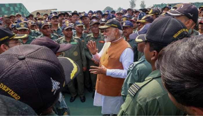 PM Modi Visits Adampur Base, Briefed By Air Warriors